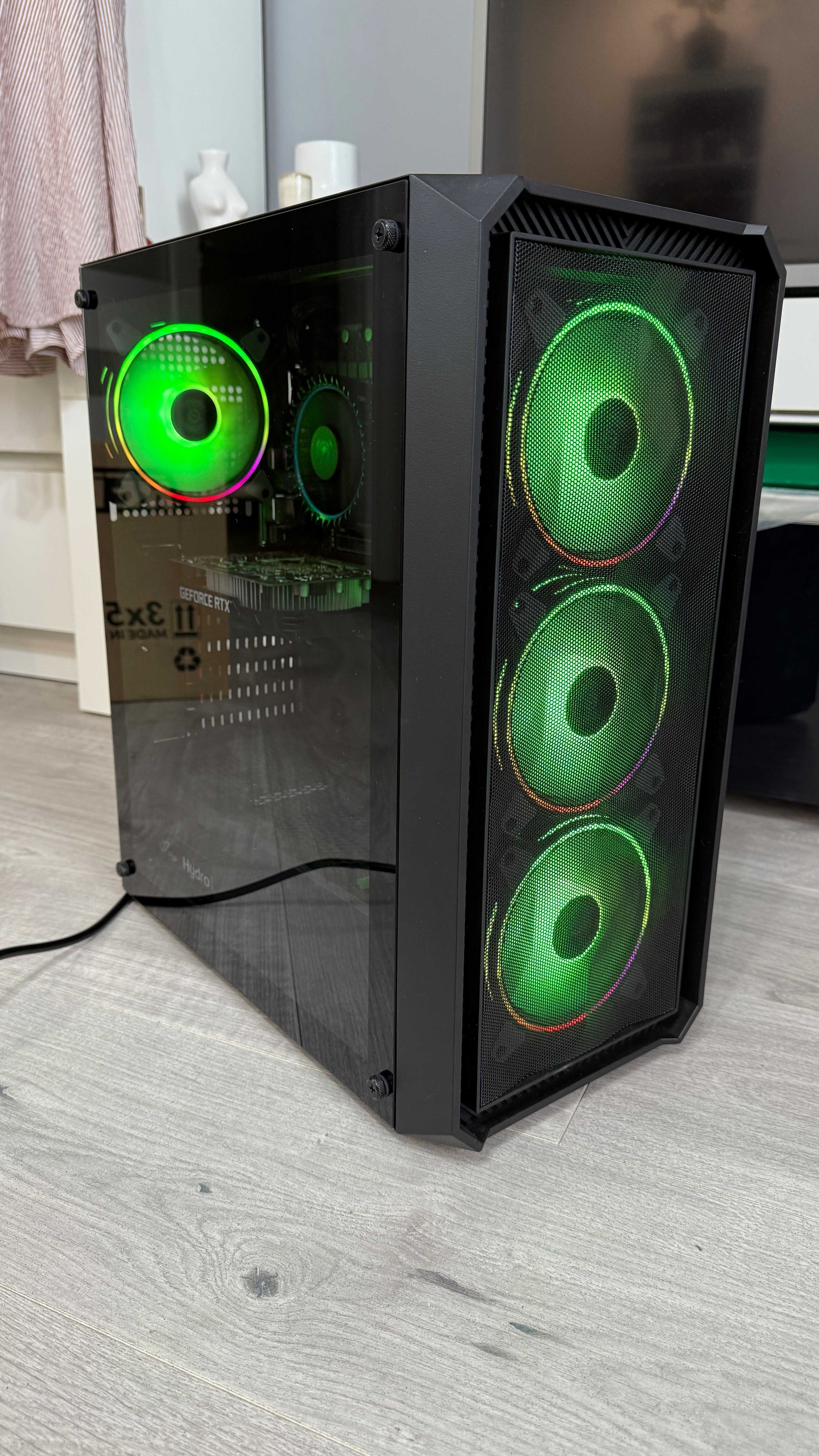 Komputer Gamingowy i5 12400F DDR4 16GB 1TB RTX 3050 6gb LED WifI