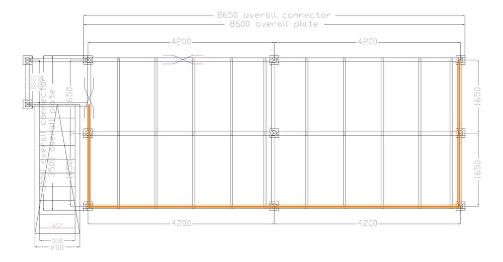 Podest magazynowy P6 – 30m2 Antresola piętro do magazynu