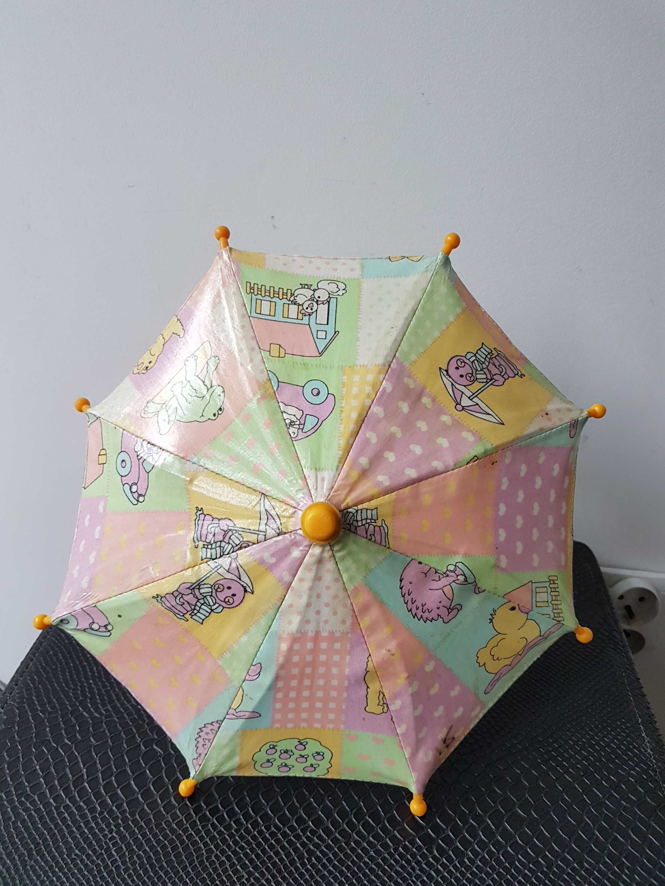 Mała parasolka 26cm dla lalki bobas do wózka