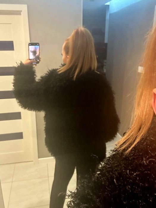 Futro naturalne lama krótkie do 120 biust