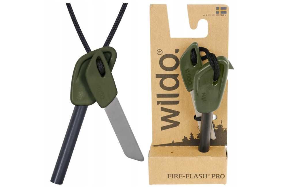 HIT - KRZESIWO TURYSTYCZNE Wildo Fire-Flash Pro Large Oliwkowe