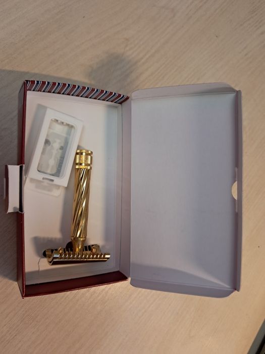 Станок бритва для гоління латунь на подарунок Fatip