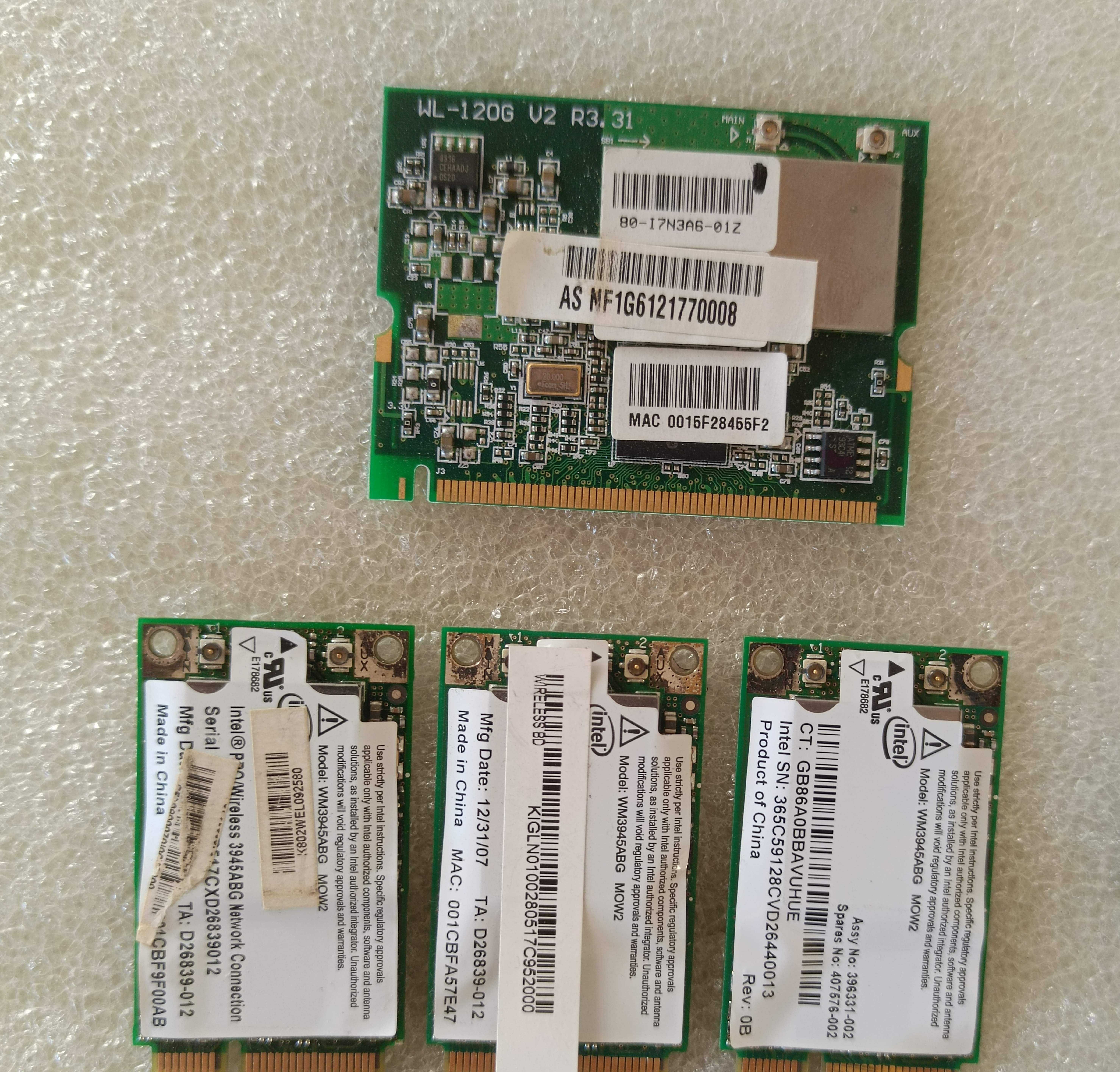 Wi-Fi модуль miniPCI-E, PCI-E