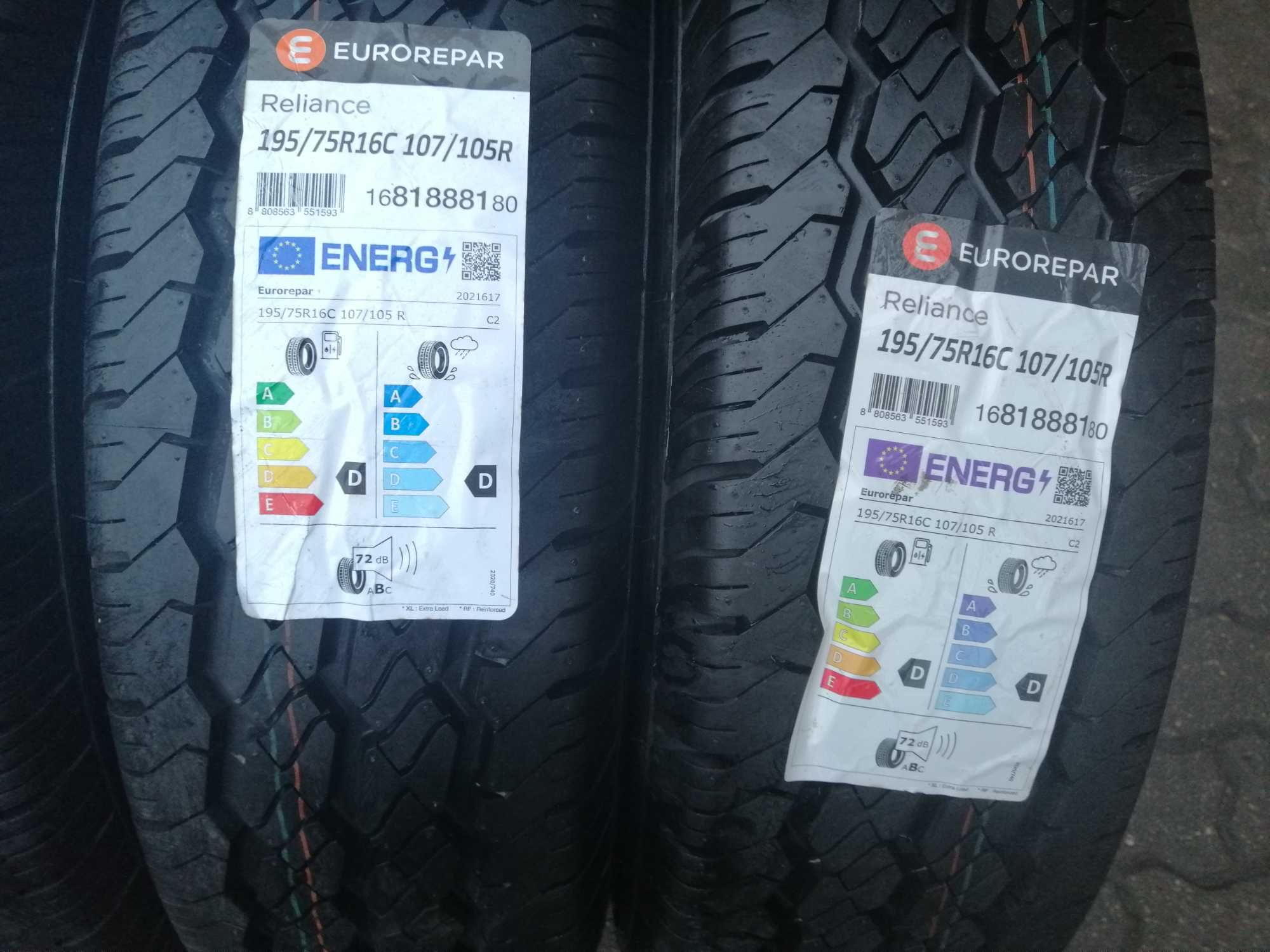 Opony 195/75 R 16 C Eurorepar Reliance Nowe