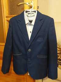 Пиджак фирменный, школьный, looks, 128, 7-8 лет, темно синий, Турция