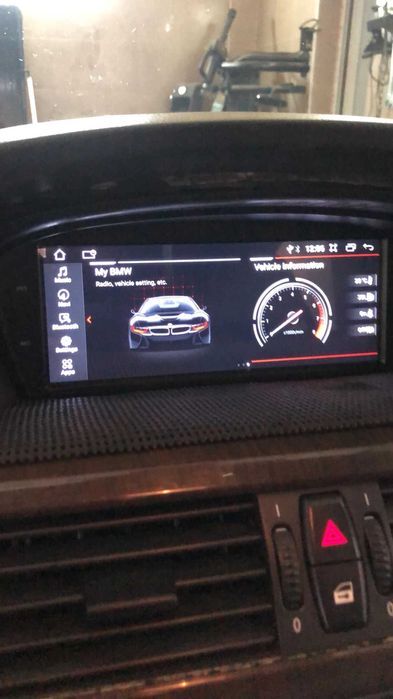 Radio Android 12 BMW serii 5 E60 E61 E62 E63 serii 3 E90 E91