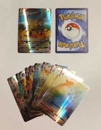 Pokemon zestaw kart Pokemon 200 VMax holograficznych