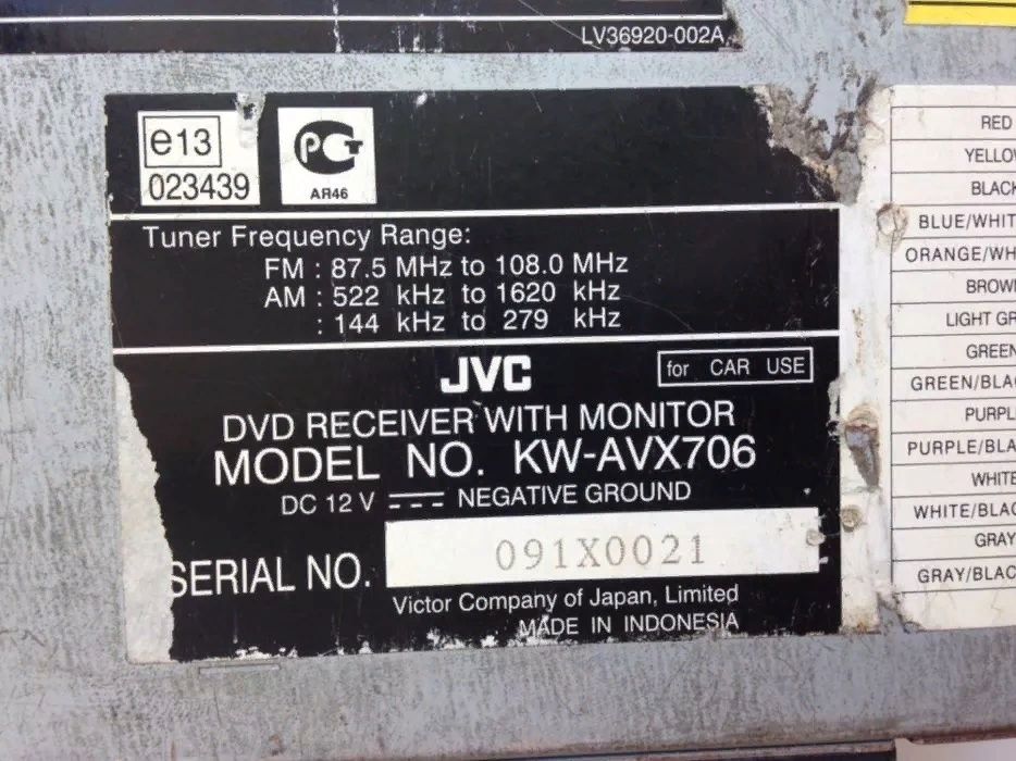 Магнитола JVC kw-avx706