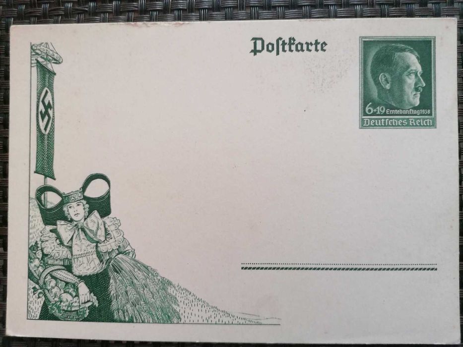 18 interessantes e RAROS postais do Terceiro Reich. 1933 a 1944