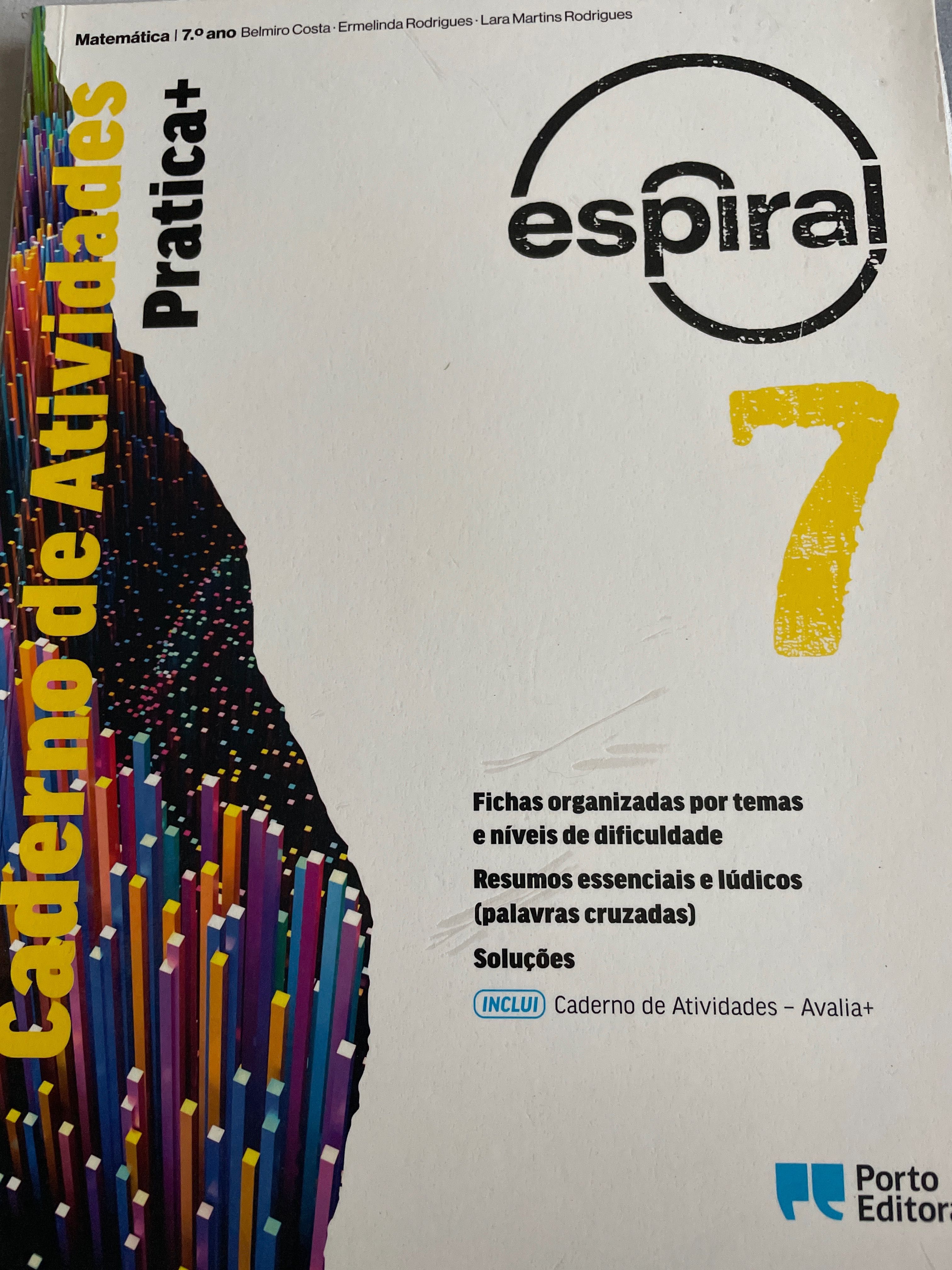 Caderno de atividades matemática