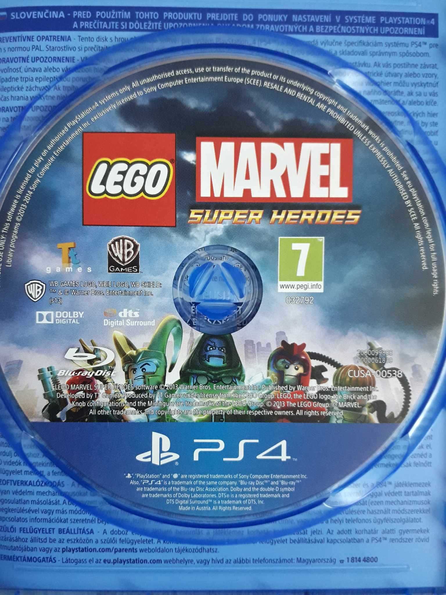 Gra Lego Marvel Super Heroes PS4/PS5 Playstation