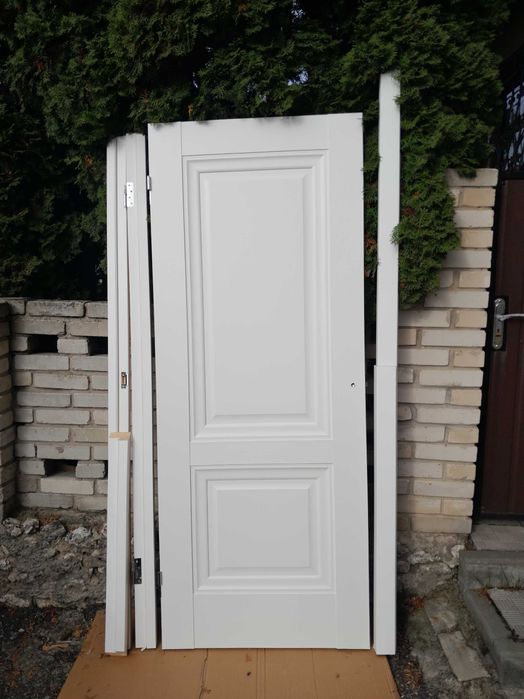 Двері міжкімнатні з коробкою і лиштвою _Новий Стиль_ Імідж_колір Білий