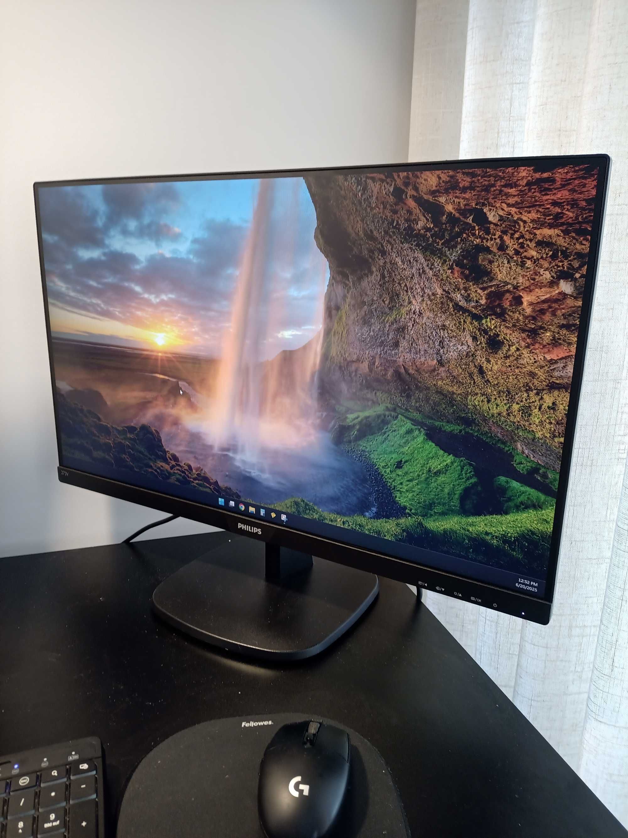 Philips Monitor LCD Full HD 273V7QDSB/00, Monitor IPS (Full HD, 75Hz