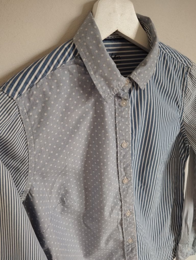 Bawełniana koszula we wzory, prążki kropki r. 34 XS Boden