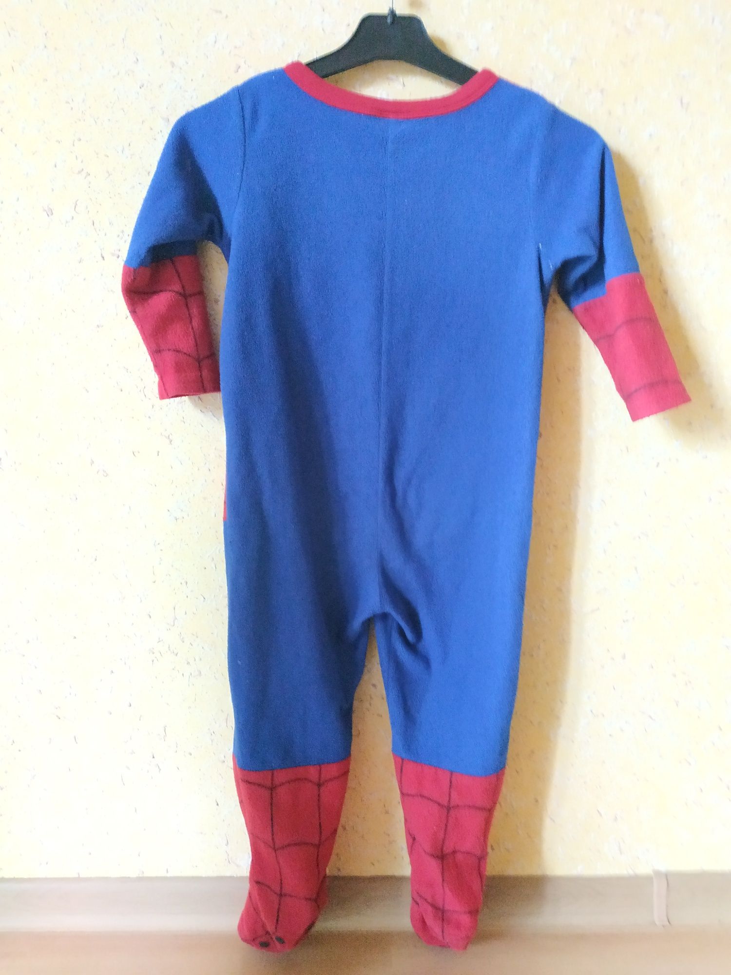 Spiderman kostium, strój, przebranie, špioszki na 3-4 lata polar