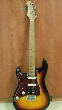 Gitara elektryczna Stratocaster - JET JS 400 SB HSS