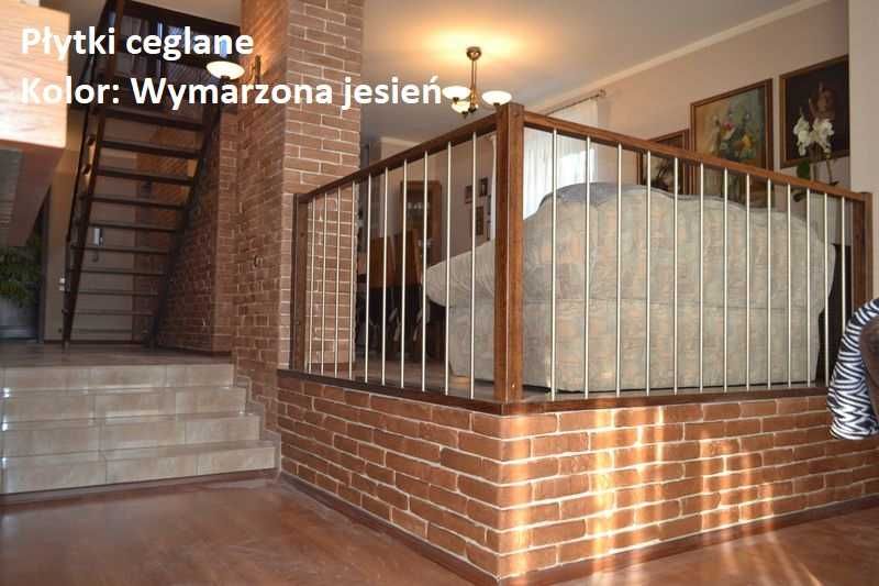 Cegła dekoracyjna. Imitacja starej cegły klasztornej, paleta kolorów.