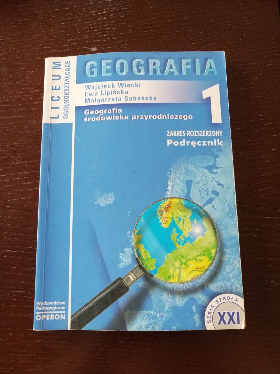 Geografia środowiska przyrodniczego 1 - zakres rozszerzony