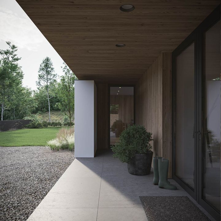 Projekt domu homekoncept 91 hk91 dom nowoczesny, nowoczesna stodoła