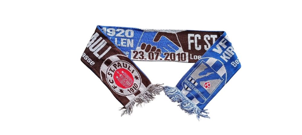 Szalik piłkarski kolekcjonerski FC St Pauli & VFB Kirchhellen używany