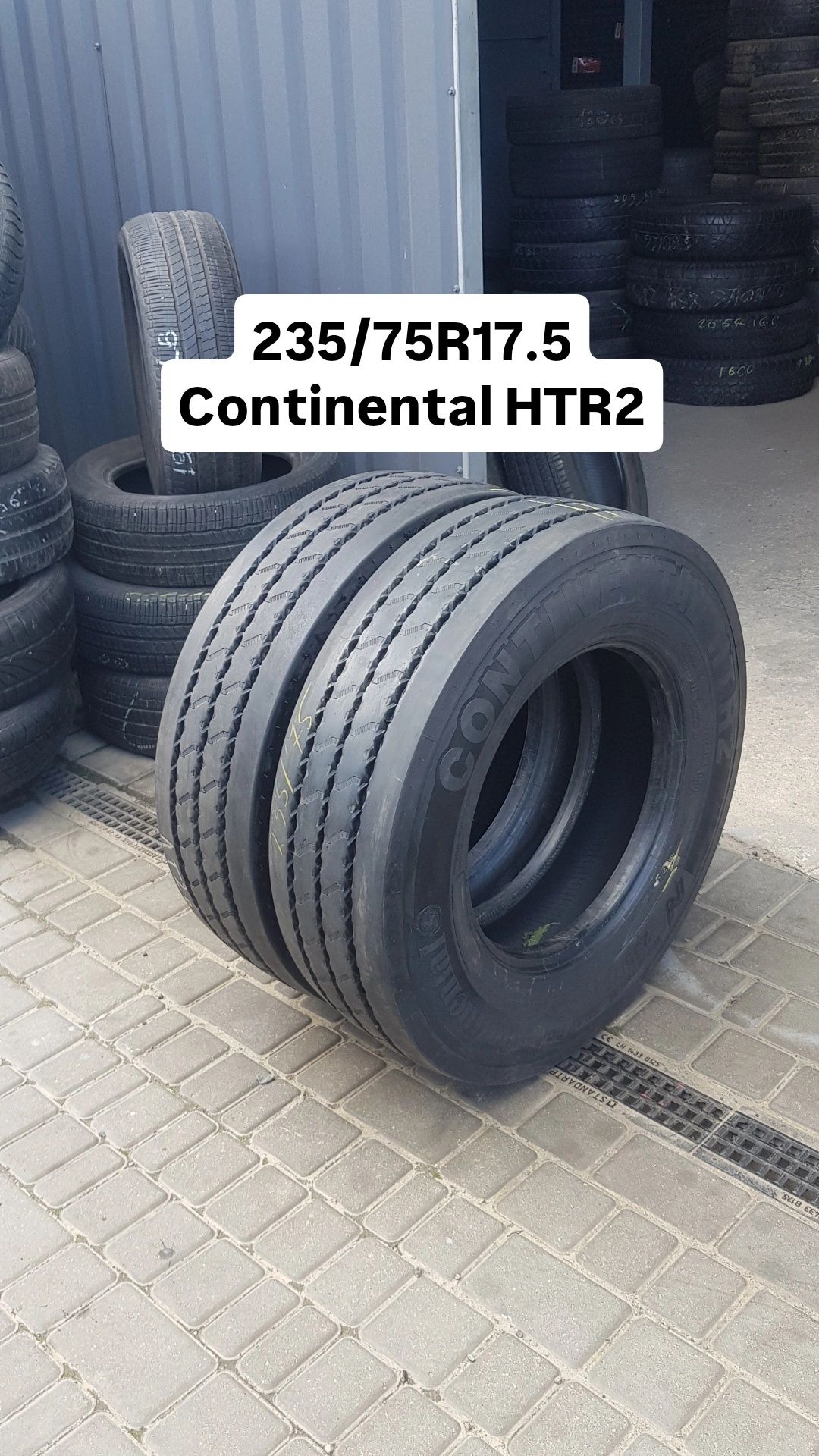 235/75R17.5 Continental HTR2 Шини бв причіп руль