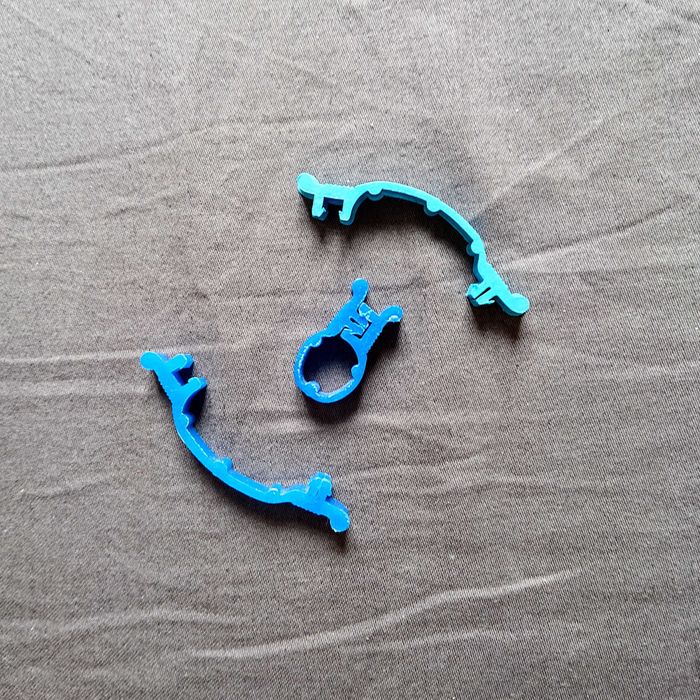 Spinki do przewodów, worków 50 szt.