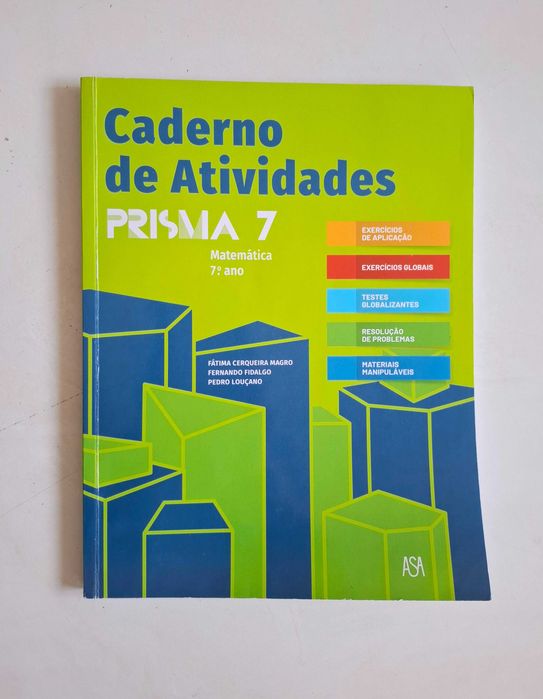 Caderno de atividades Matemática 7 ano - Prisma 7