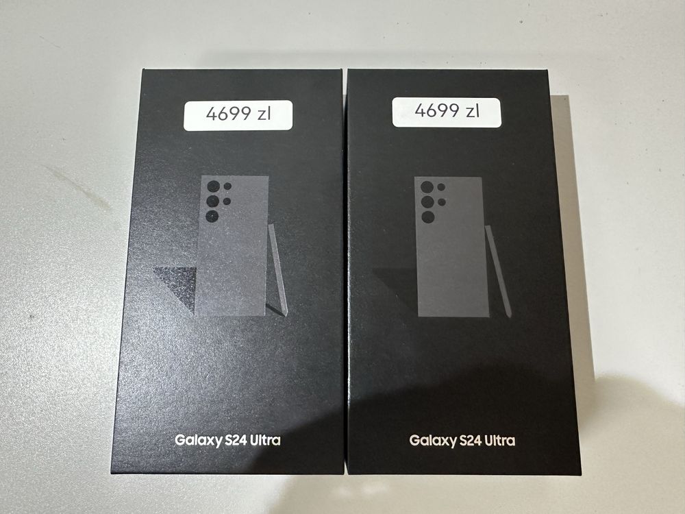 Samsung S24 ultra 12/256 GB/ CZarny/ BEZ RAT/ PL. Dystryb/ Wroc. sklep