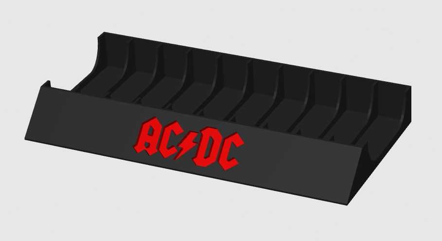 Stojak podstawka na kasety magnetofonowe ACDC AC/DC