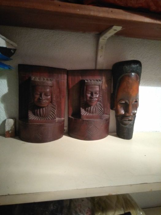 Peças decorativas africanas