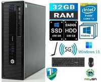 Pc-HP-800G1 - 4ªG. i7-4770-3.4G|32G|SSD512+HD500|Wf5G|KIT|HDMI||W11Pt