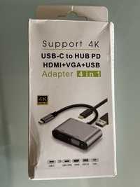 Адаптер hdmi vga usb