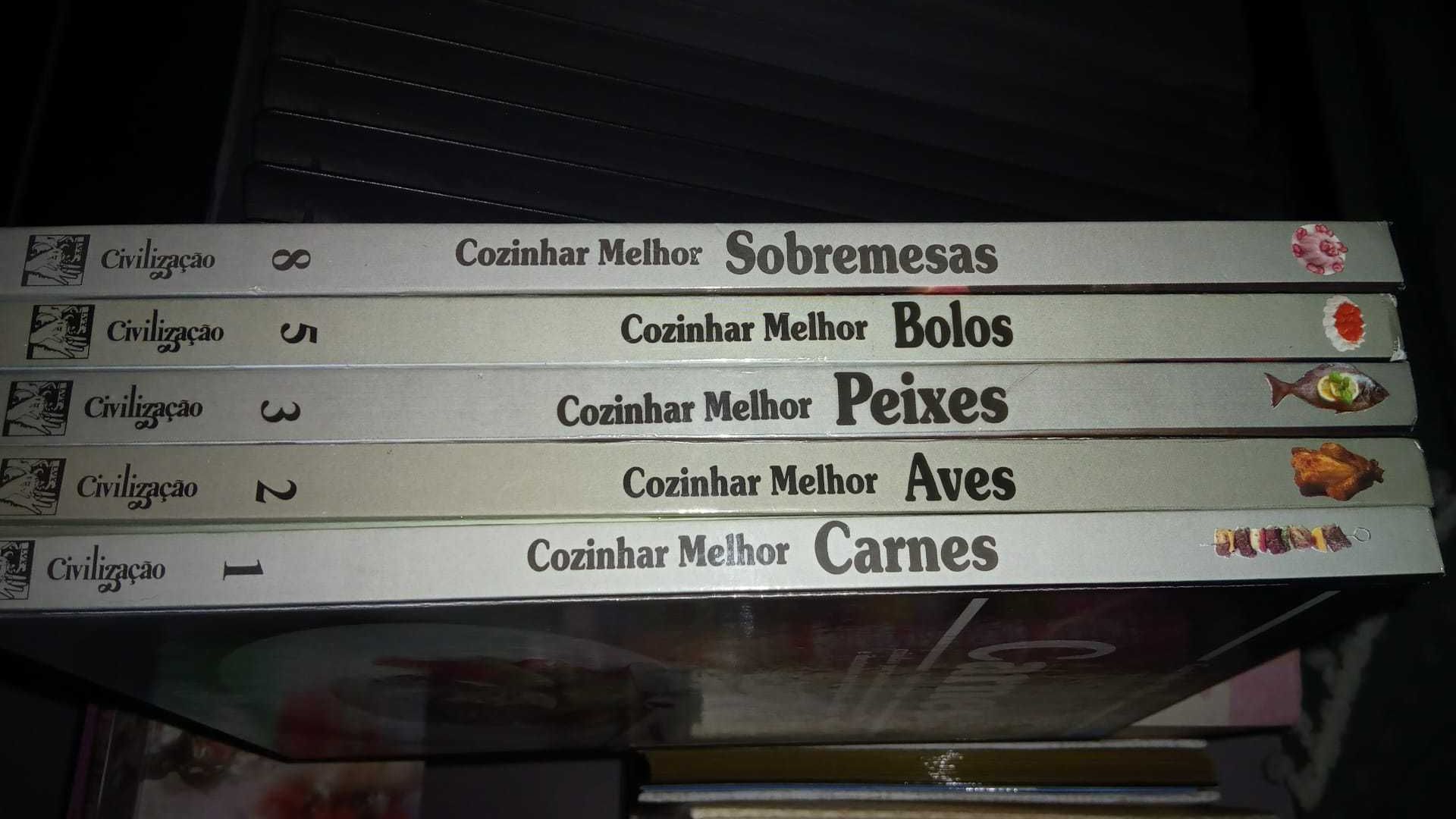 Coleção de livros "cozinhar melhor"