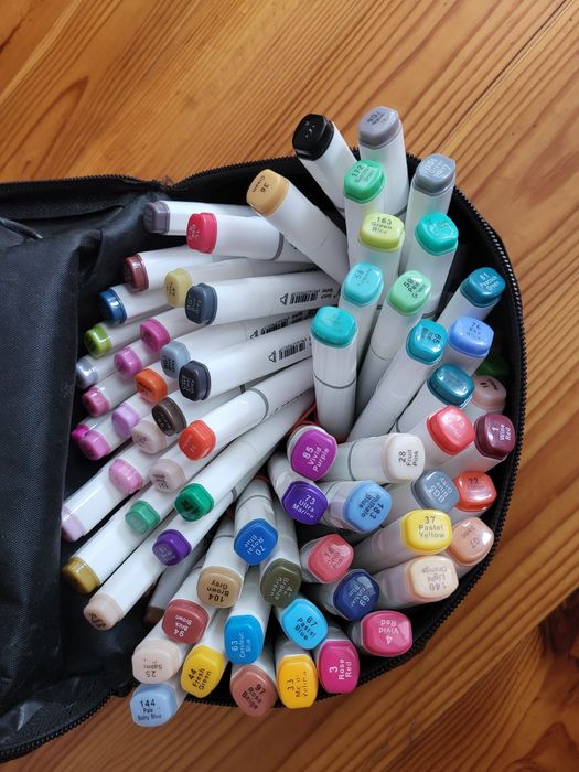 Маркери для скетчінга Touchnew 80 кольорів.