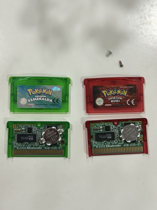 Pokémon Esmeralda, Pokemon Rubi, Pokemon Amarelo e Pokemon Red