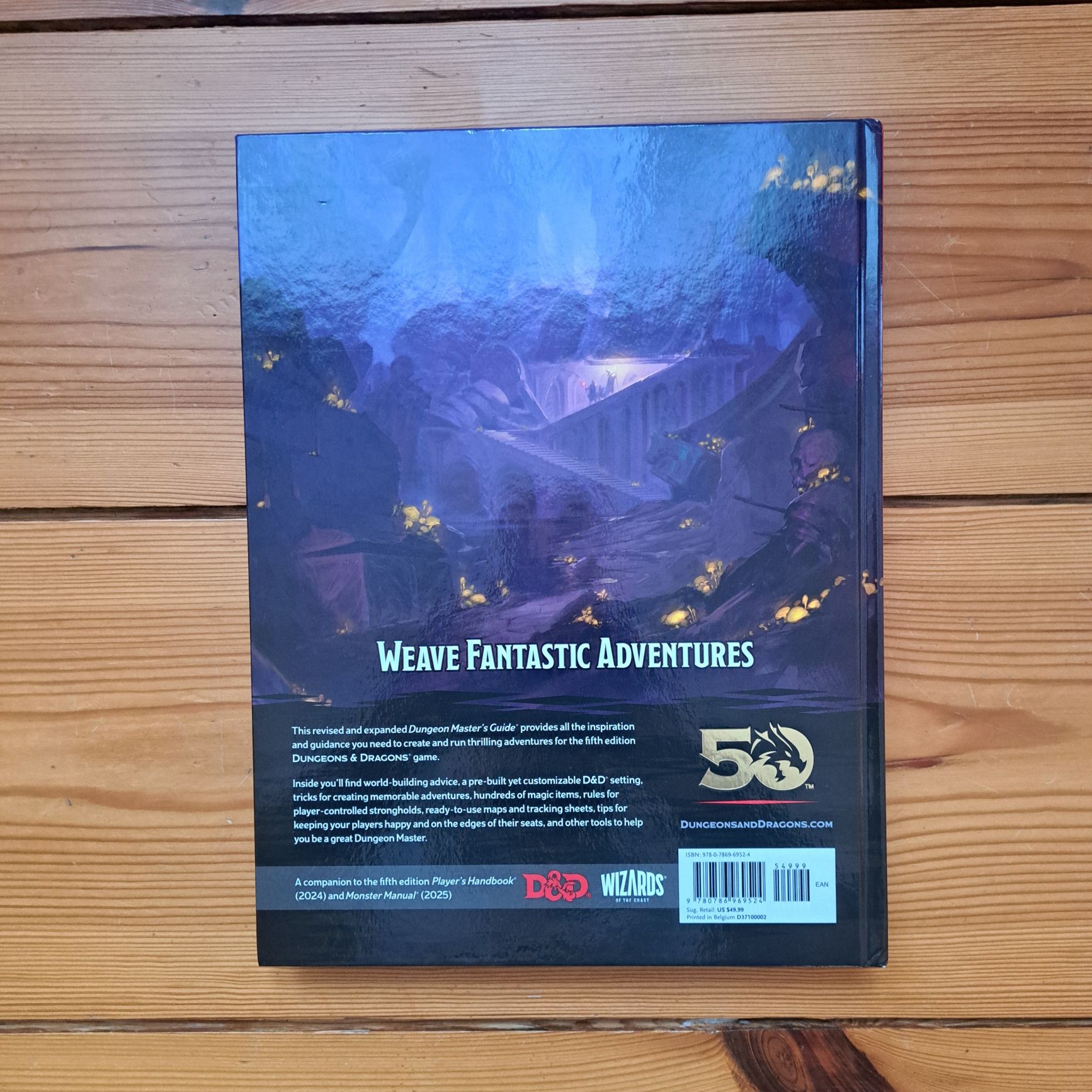 Dungeons & Dragons RPG: Dungeon Masters Guide 5.5 Hard Cover