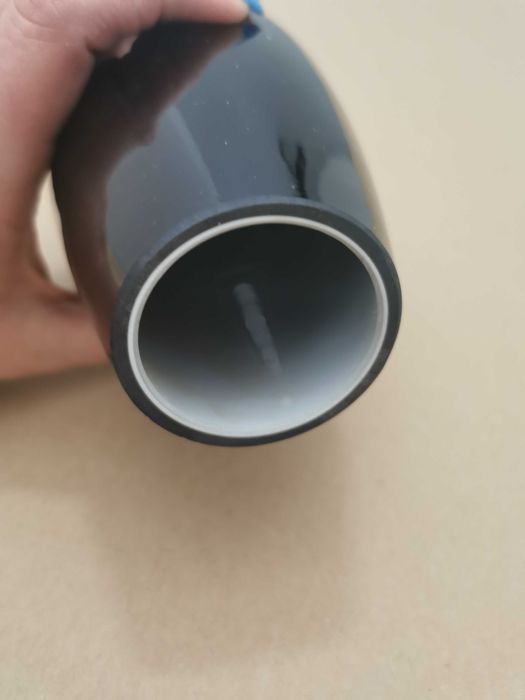 3 lampy wiszące czarna szkło nowoczesna