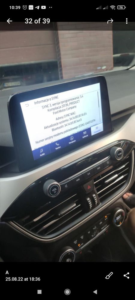 Polskie menu Ford sync 3 sync 2 mapa f11 ODBLOKOWANIE nawigacji EU USA