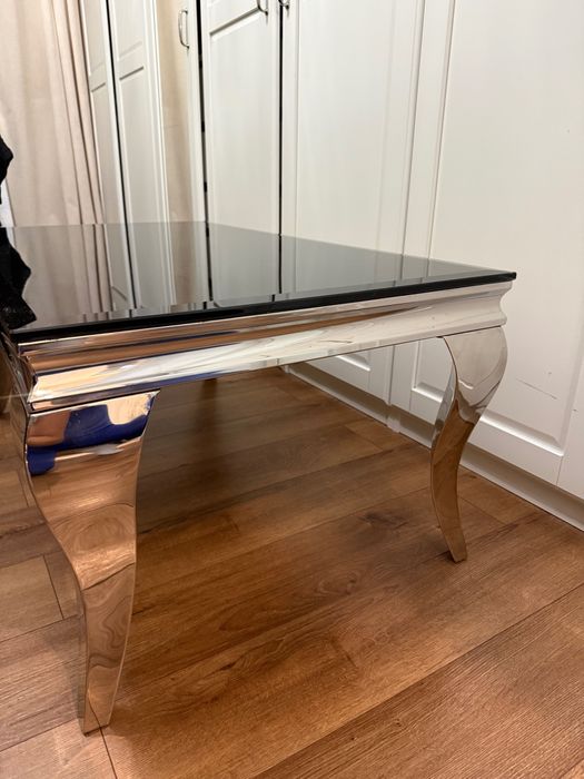 Stolik kawowy szklany w stylu Glamour