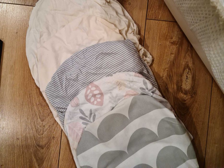 Kosz Mojżesza Shnuggle + kołyska + 5x prześcieradełko