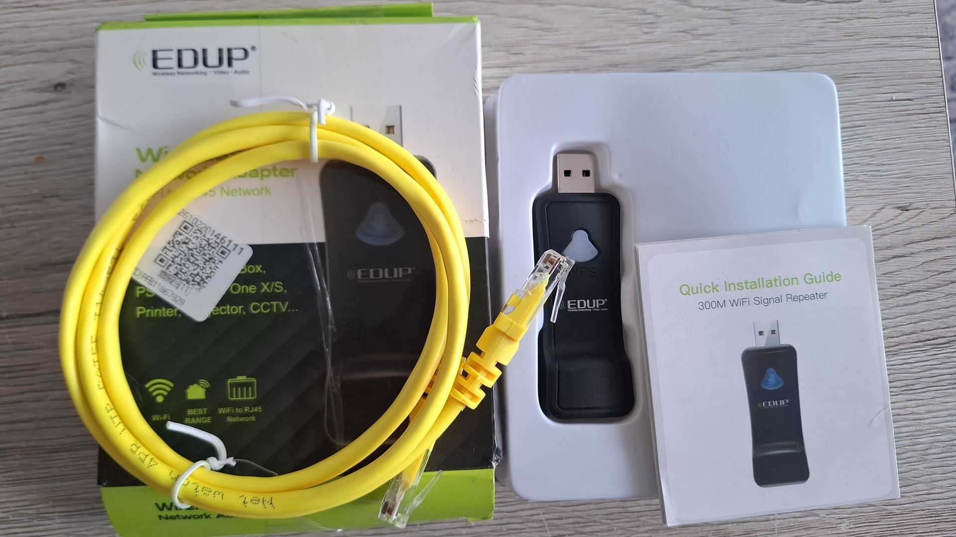 Wzmacniacz sygnału USB Port LAN WiFi