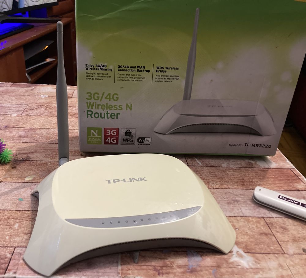 Router wifi tp Link plus czytnik kart sd