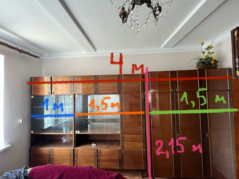 Меблева Стєнка, стінка, шафа у вітальню