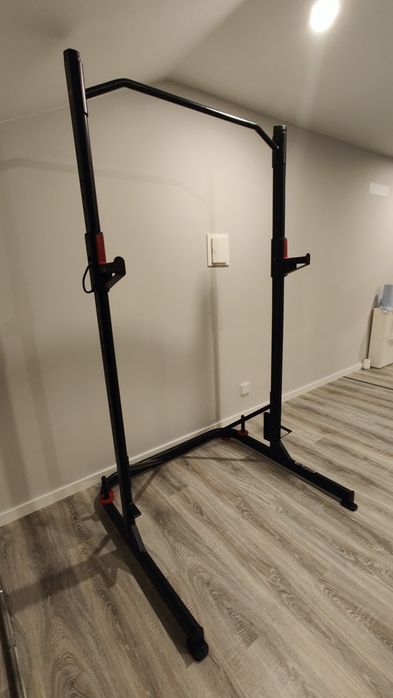 Rack musculação + barra