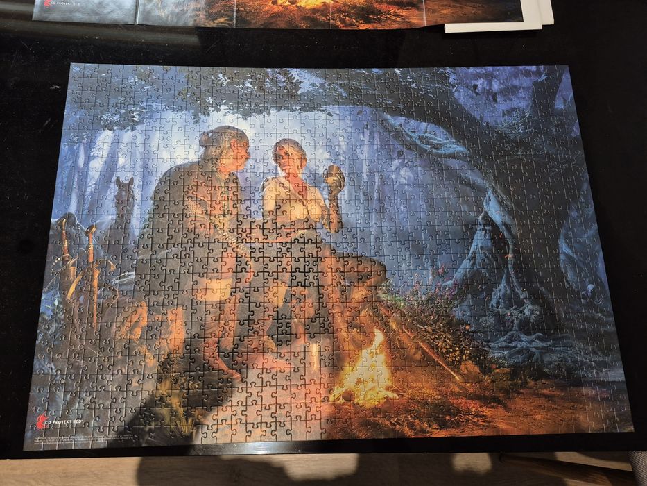 Puzzle Wiedzmin + plakat
