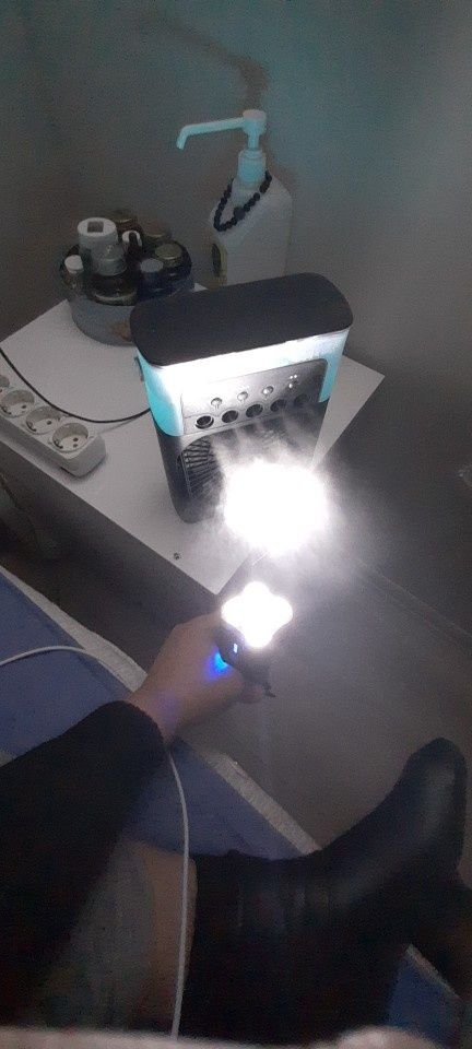 USB вентилятор зі зволожувачем