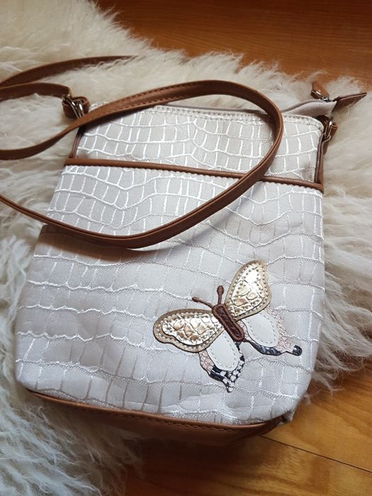 Nowa torebka gucci bag torba shoulder nerka motyl skora cekin