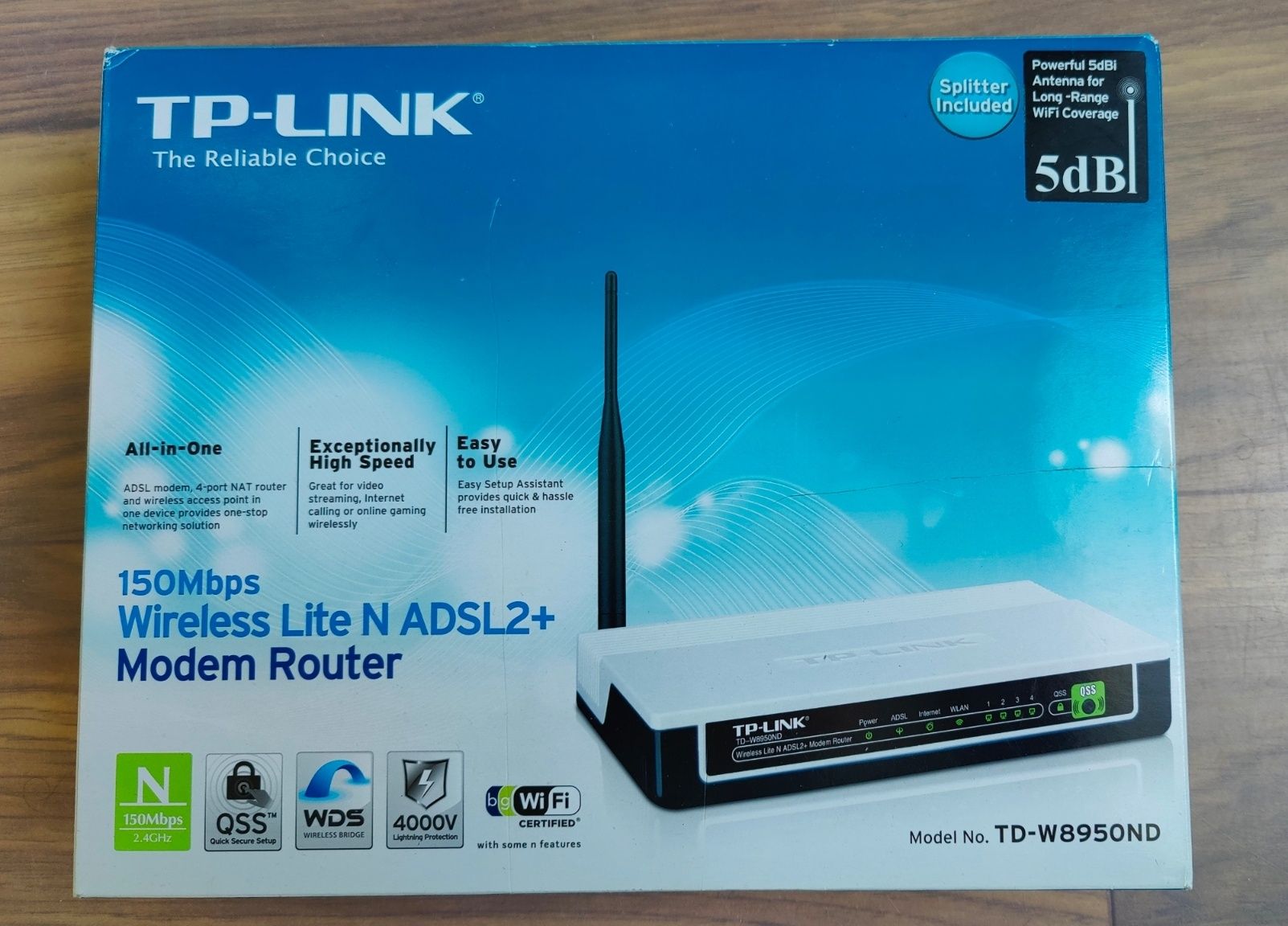 Modem adsl2+, router, access point TP-Link - TD-W8950ND