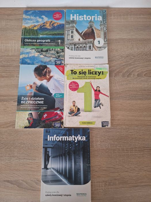 Podręczniki dla szkoły branżowej 1 stopnia