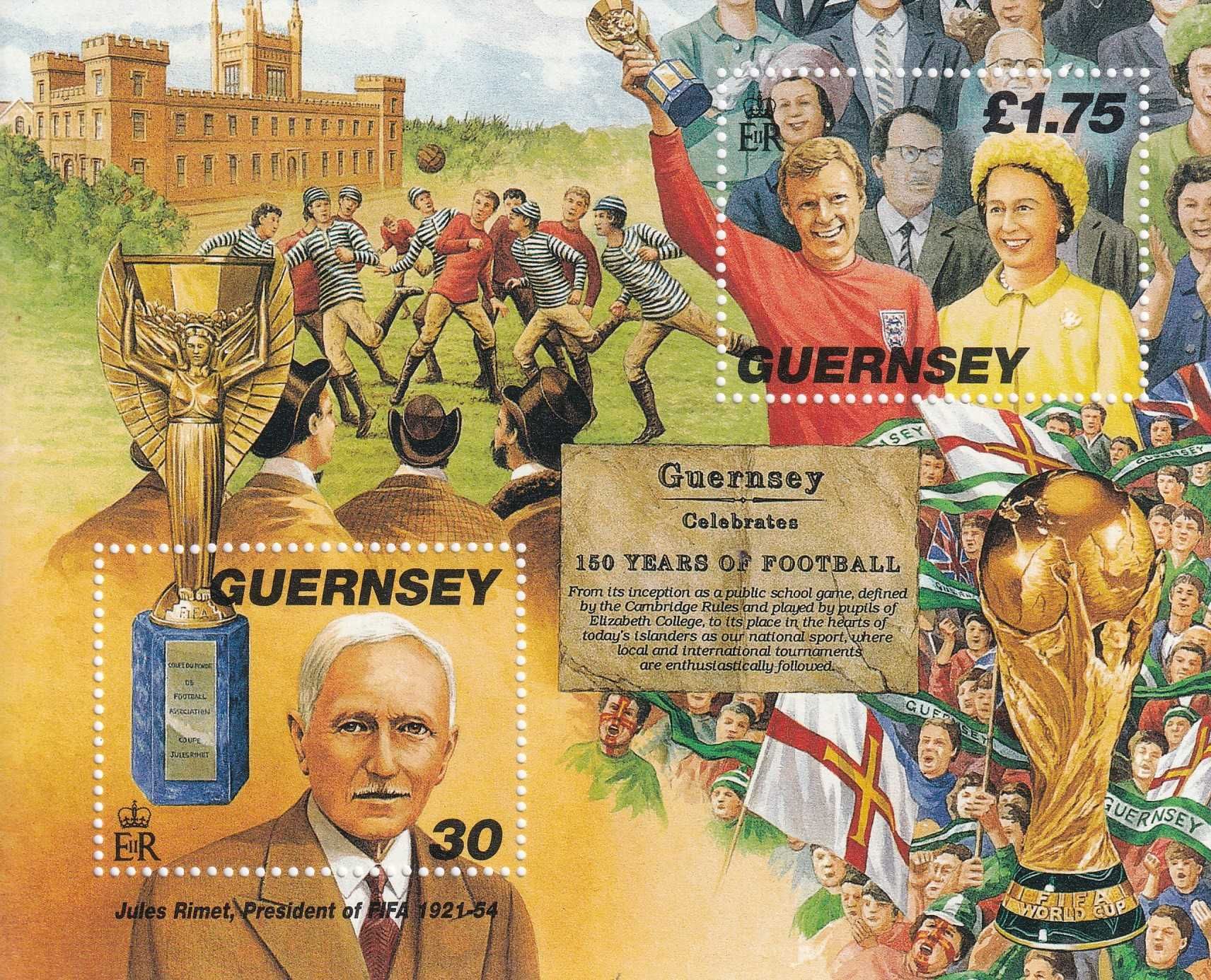 Guernsey 1998 cena 7,20 zł kat.6€ - piłka nożna